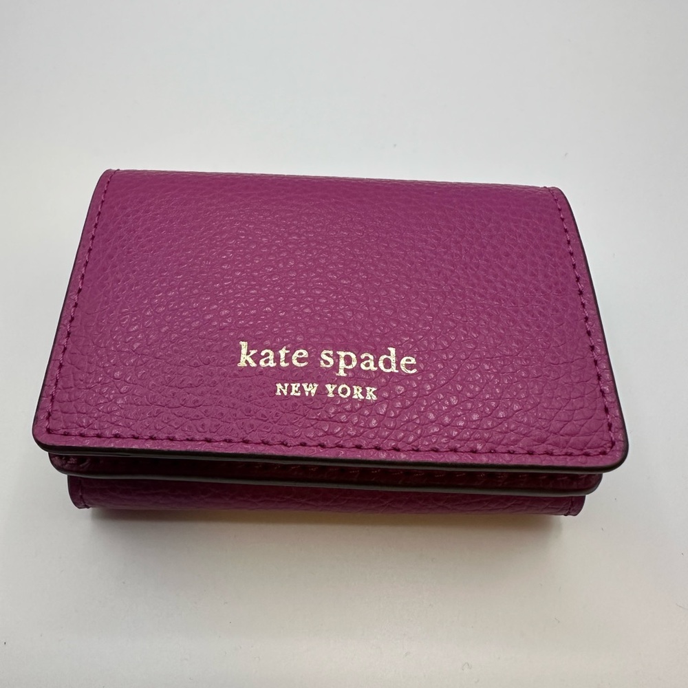 Kate Spade Eva Micro Trifold Wallet NWT